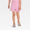 Grayson Mini Toddler Girls' Crochet Tank and Pull-On Shorts Set - Pink - 4 of 4