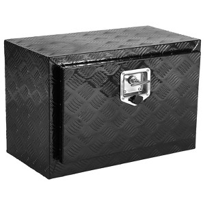 VEVOR Underbody Truck Box, 24" x 14" x 16" Pickup Storage Box, Heavy Duty Aluminum Diamond Plate Tool Box with Lock and Keys - 1 of 4
