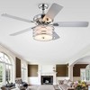 52" x 52" x 21" Vungtau Lighted Ceiling Fan Gray - Warehouse Of Tiffany - 2 of 4