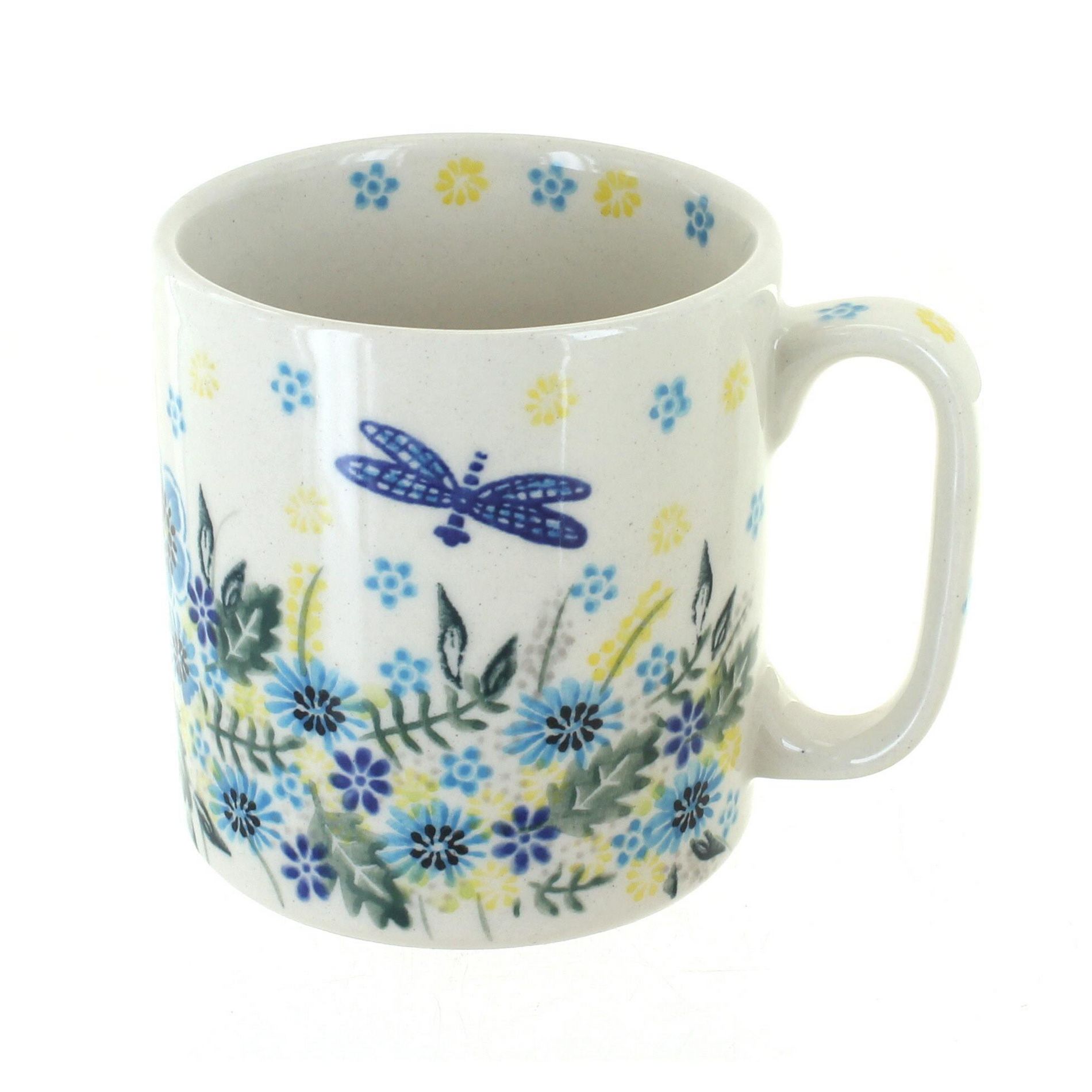 Blue Rose Polish Pottery Vena Mug