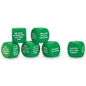 Learning Resources Retell a Story 6 Foam Cubes: Reading & Listening Comprehension Kit, Ages 6+, 1st Grade Educational Tool - 1 of 4