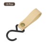 Unique Bargains PU Leather Strap Camping Outdoor S-shaped Hooks and Hangers 8 Pcs - 3 of 4
