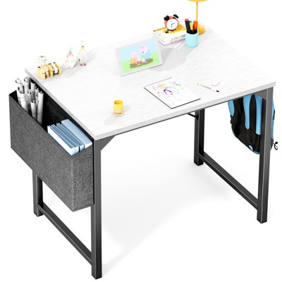 DOMETOUR 31 Inch Game Computer Desk with Storage, Home Office Modern Simple Style PC Table for Youth Student Adult