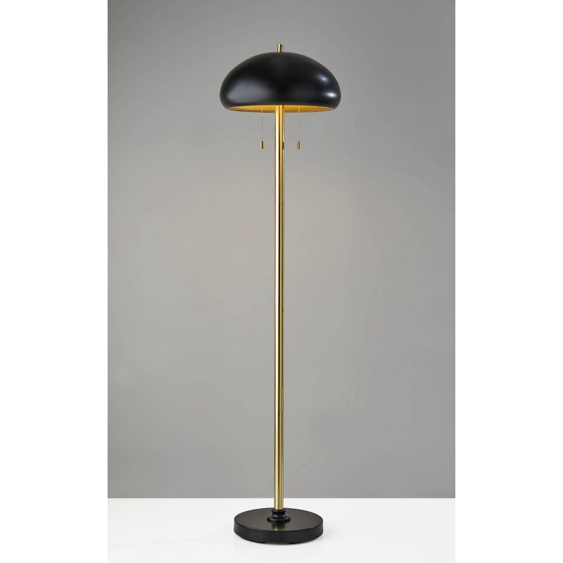 Cap Floor Lamp Black - Adesso, 1 of 4