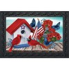 Briarwood Lane Spring Doormat 30x18 Indoor Outdoor American Cardinal For Spring Doormat - 2 of 4
