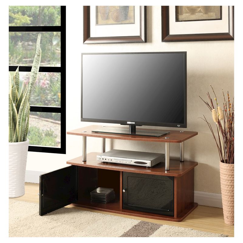 Designs2Go TV Stand for TVs up to 49" with 2 Storage Cabinets and Shelf - Breighton Home, 3 of 4