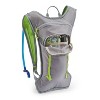 High Sierra HydraHike 2.0 4L Hydration Water Backpack with Insulated Reservoir Pocket for Hiking, Running, Climbing, or Cycling, Gray & Green - 4 of 4