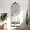 Dovelina Vintage Arched Full Length Standing Mirror Vanity Floor Mirror - 2 of 4