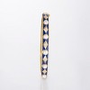 Ross-Simons 4.5-5mm Cultured Pearl Bangle Bracelet With Diamond Accents and Blue Enamel in 18kt Gold Over Sterling - 3 of 4
