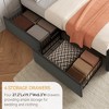 Bed Frame with 4 Storage Drawers and Headboard - 4 of 4