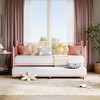 Daybed with Trundle,Metal Twin DayBed Frame with Headboard,Multifunctional Mattress Foundation Platform Sofa Bed for Bedroom,Living Room,Guest Room - 2 of 4