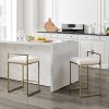 Set of 2 Harlowe Counter Height Barstools - Crosley - image 2 of 4