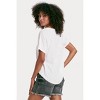 Women's Taylor Relaxed V-Neck Slubbed Basic Tee - Another Love - image 3 of 4