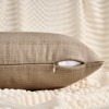 REGALWOVEN Linen Fade-Resistant Soft Solid Minimalist Neutral Throw Pillow Covers 2 Pcs - 3 of 4