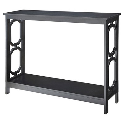 Omega Console Table Black - Breighton Home