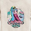 Boys' - Monster High - Lagoona Blue Bubbles Graphic Long Sleeve Fleece Sweatshirt - 2 of 4