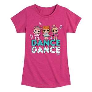 Girls' - LOL Surprise! - Dancing Dolls Dance Fitted Short Sleeve Graphic T-Shirt - 1 of 4