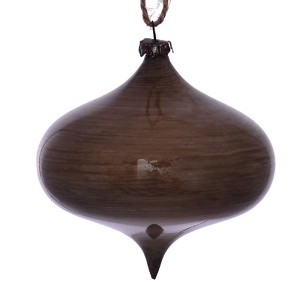 Vickerman Wood Grain Onion Christmas Ornament - 1 of 1