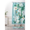 Megan Galante Groovy Floral Memory Foam Bath Rug Blue - Deny Designs: Abstract Microfiber Bathmat, Machine Washable - image 4 of 4