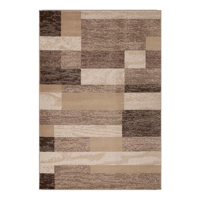 Contemporary Patchwork Geometric Indoor Area Rug by Blue Nile Mills
