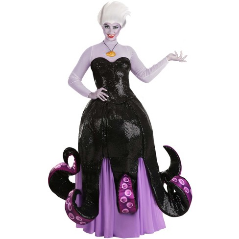 Halloweencostumes.com X Large Women Disney The Little Mermaid Ursula Costume  For Women, Black/white/purple : Target