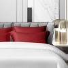 2 Pack 500 Thread Count Cotton Pillow Shams, Super Soft and Breathable Oxford Pillowcases - NTBAY - 3 of 4