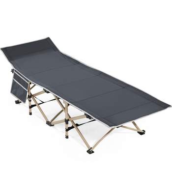 Yaheetech Metal Folding Camping Bed Outdoor/Indoor Folding Bed