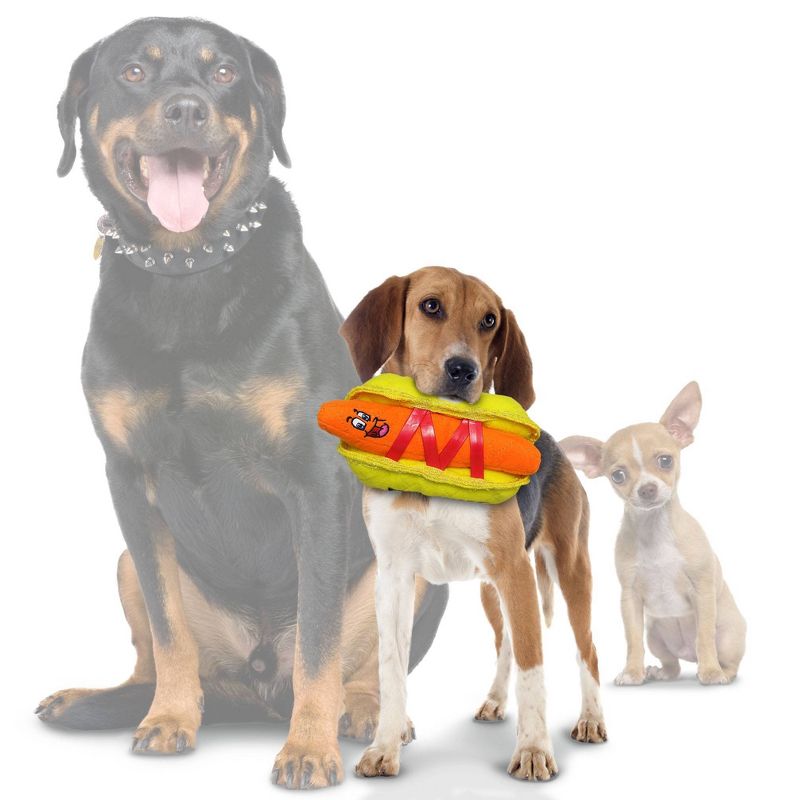 Tuffy Funny Food Hot Dog Dog Toy, 3 of 8