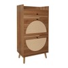 Chery Life Shoe Cabinet with 2 Door & 1 Drawer, Shoe Rack, Double Layer, Suitable for Entrance - 2 of 4