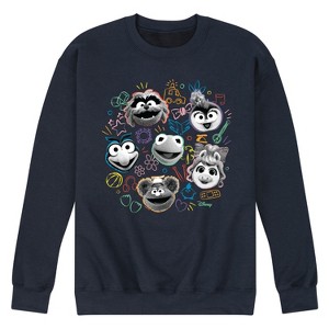 Men's - Muppet Babies - Character Faces Graphic Fleece Sweatshirt - 1 of 4