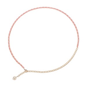 Unique Bargains Women's Thin Waist Chain 1 Pc - 1 of 4