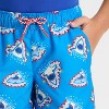 Boys' Celebration Shark Swim Trunks - Cat & Jack™ Blue - 3 of 3