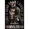 Women's Star Wars The Mandalorian Shining Mando Racerback Tank Top - 2 of 4