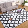 Modern Soft Fluffy Living Room Rugs, Plush Non Slip Non Shedding Throw Carpet for Nursery Bedroom Payroom - 3 of 4