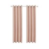 Kate Aurora Hotel Chic 2 Pack Light Filtering Grommet Top Window Curtains - 2 of 4