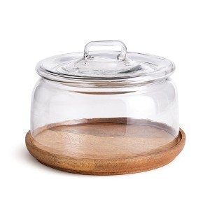 Plum & Post Adrien Tray With Cloche - 1 of 2