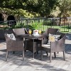 Christopher Knight Home Antibes Outdoor Wicker Dining Chairs with Cushions (Set of 4) - 2 of 4