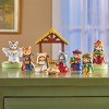 Collections Etc Hand-Painted 9-Piece Cat Christmas Nativity Scene Set 4.5 X 1 X 4.75 - 2 of 2