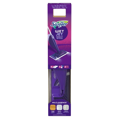 Swiffer WetJet Purple Spray Mop Kit with Pads and Solution