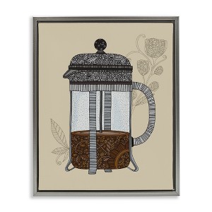 Stupell Industries French Press Coffee, 21" x 17" - 1 of 4