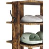 Tree City - Large 10-Tier 62'' Double Row Shoe Rack for Entryway & Mudroom ¨C Wooden Organizer Holds 20¨C24 Pairs - 3 of 4