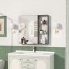 Racxily Medicine Cabinet with Mirror, Wall Mounted Bathroom Storage with Adjustable Shelves & Aluminum Frame - 4 of 4