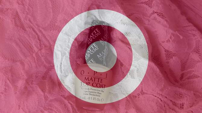 OPI Nail Treatment Matte Top Coat - Clear - 0.5 fl oz, 5 of 8, play video