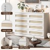 Jojoka 8 Drawer Double Dresser for Bedroom, Rattan Chest of Dressers - 3 of 4