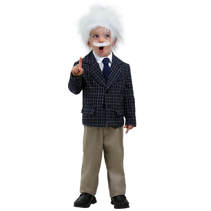 HalloweenCostumes.com Boys Einstein Costume for Toddlers Boys, 1 of 2