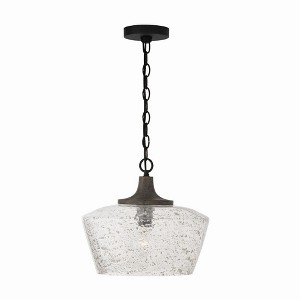 Capital Lighting Clive 1 - Light Pendant in  Carbon Grey/BlackIron - 1 of 4