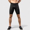 Anna-Kaci Active Men's Padded Compression Cycling Shorts with Wide Waistband and Mid-Thigh Length - 2 of 4