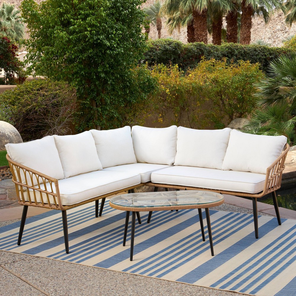 Hana 4pc Outdoor Sectional Set Haven Way