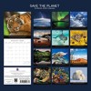2026 Square Wall Calendar, Save the Planet, 16-Month Natural World Theme with 180 Reminder Stickers (12x12 In) - 4 of 4
