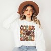 Simply Sage Market Women's Graphic Sweatshirt Gobble Turkey - 3 of 3